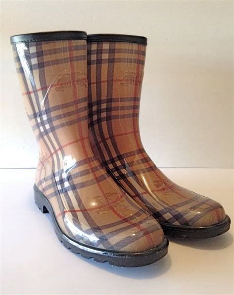 burberry check boots|burberry authenticity check.